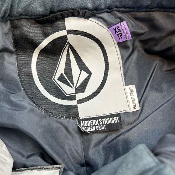 Volcom Women's Modern Straight Gladstone Insulated Snowboard Snow Pants Black XS - Picture 7 of 11